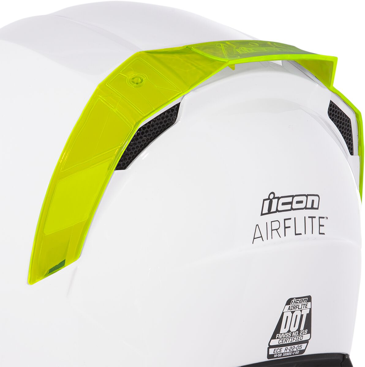ICON REAR SPOILR AFLT DYGLO GN 0133-1307