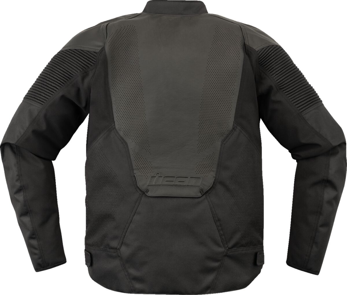 ICON JACKET OVERLORD3 LEATHER CE BK SM 2810-4112