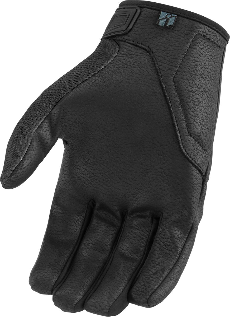 ICON GLOVE WM HOOLIGAN CE BLACK SM 3302-0844
