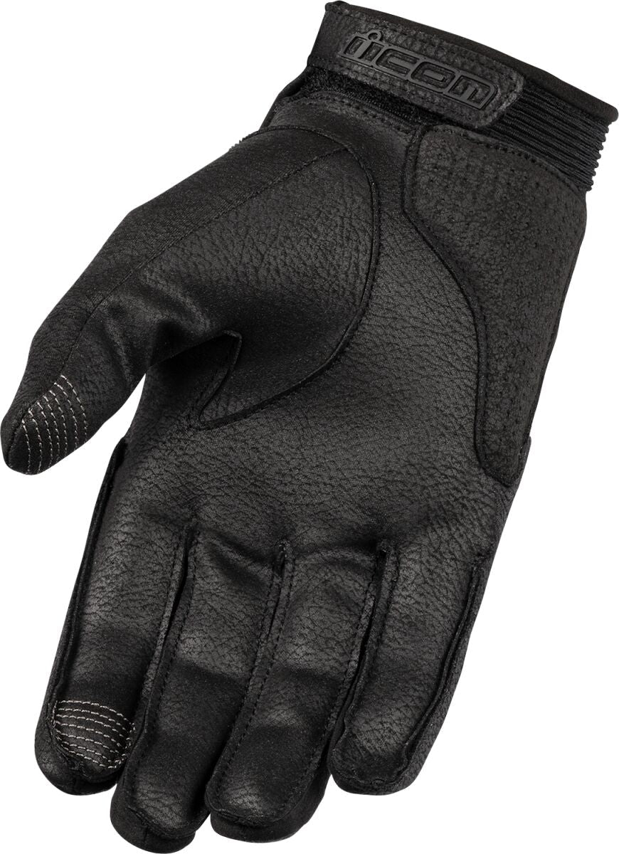 ICON GLOVE WM SUPERDUTY3 CE BLACK 2 3302-0923