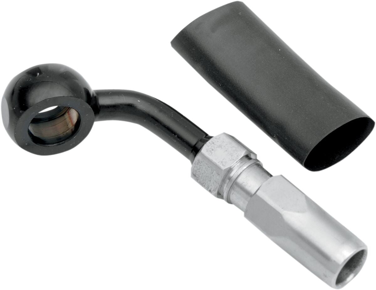 MAGNUM SHIELDING BANJO FITTING BYO® STAINLESS CHROME BLACK 492160