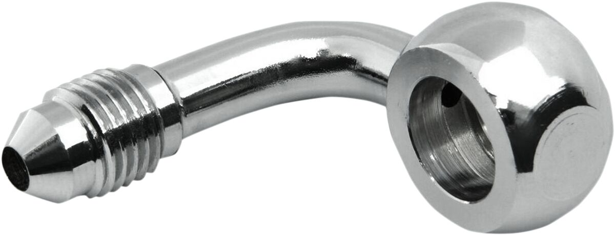 MAGNUM SHIELDING BANJO FITTING CUSTOM REPLACEMENT AN3 90°/10mm CHROME NATURE 1703-20