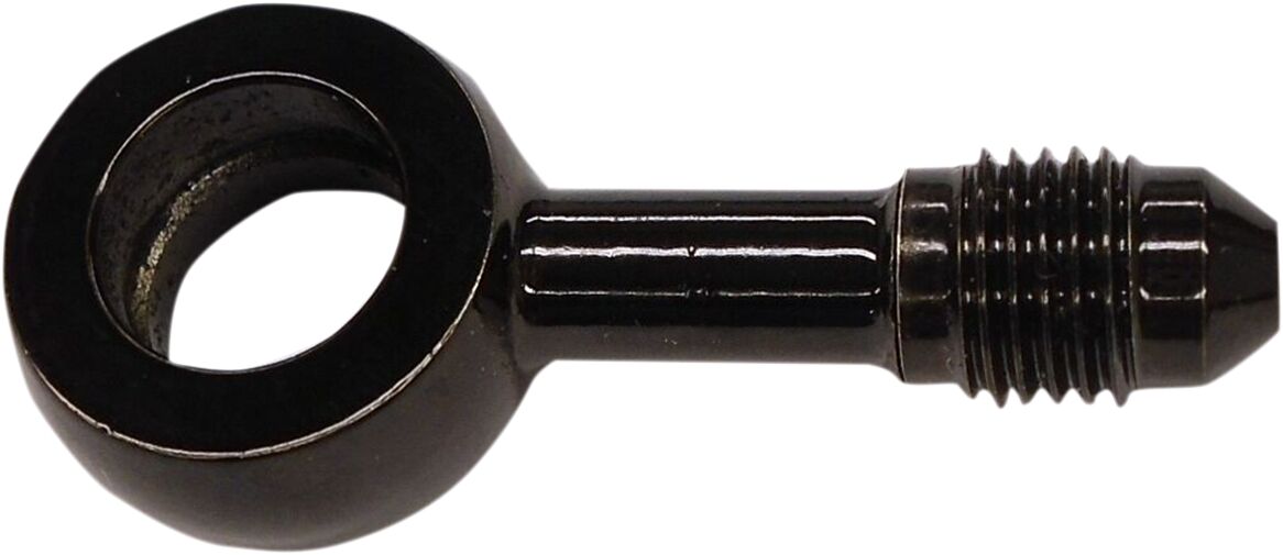 MAGNUM SHIELDING BANJO FITTING CUSTOM REPLACEMENT AN3 180°/7/16" BLACK PEARL 1704-40