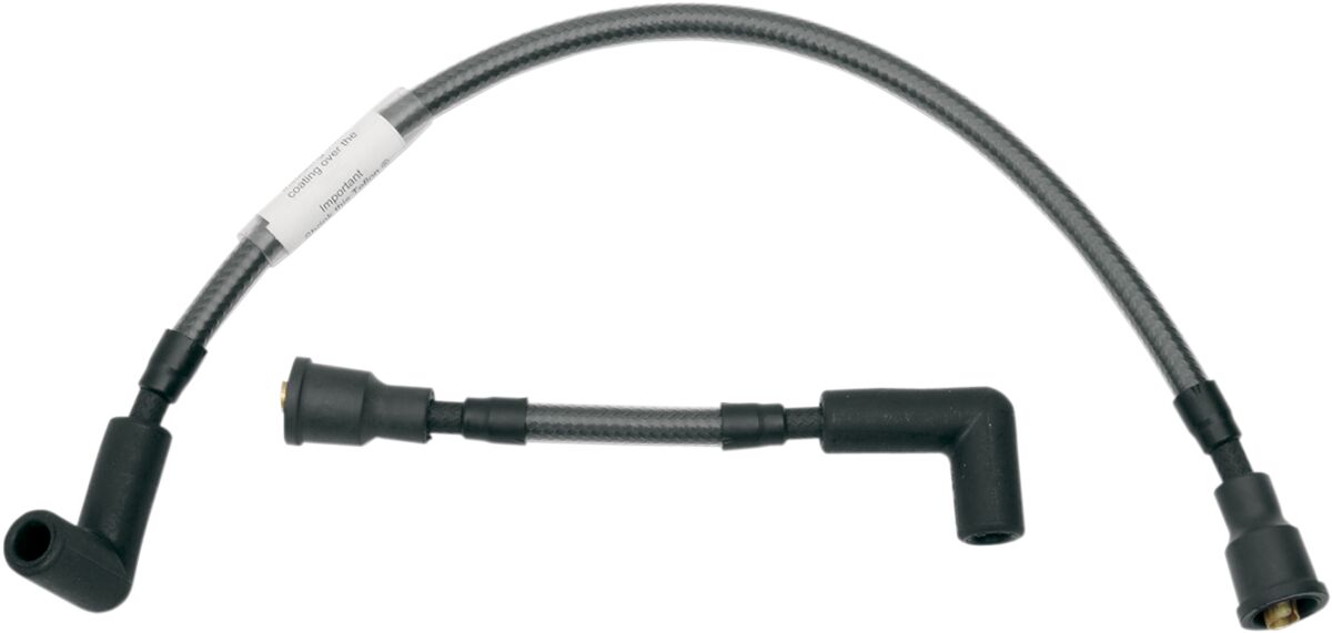 MAGNUM SHIELDING IGNITION WIRE BRAIDED CHROME BLACK 3023K