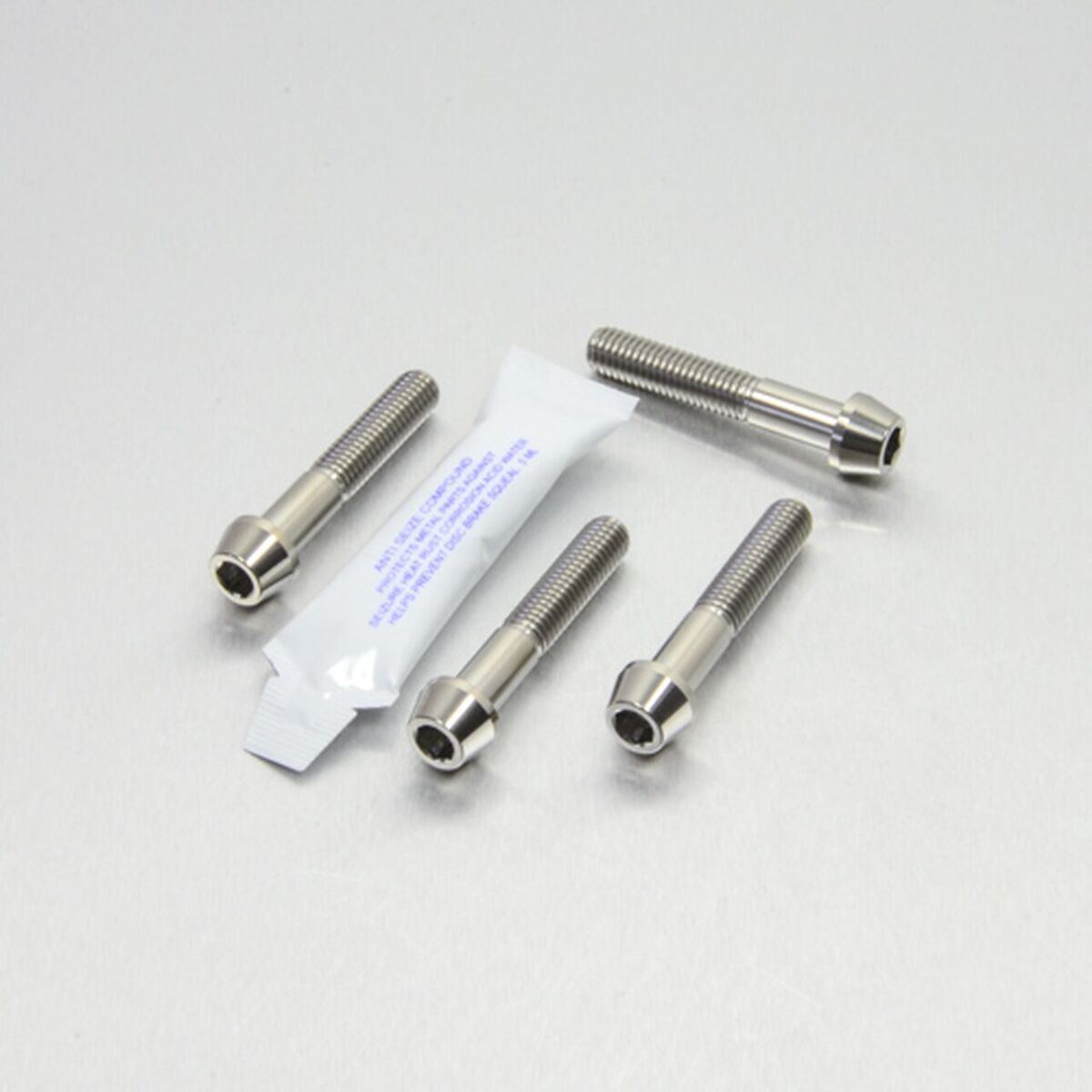 PRO BOLT Titanium Front Axle Pinch Bolt Kit Natural TIFAPINCH130