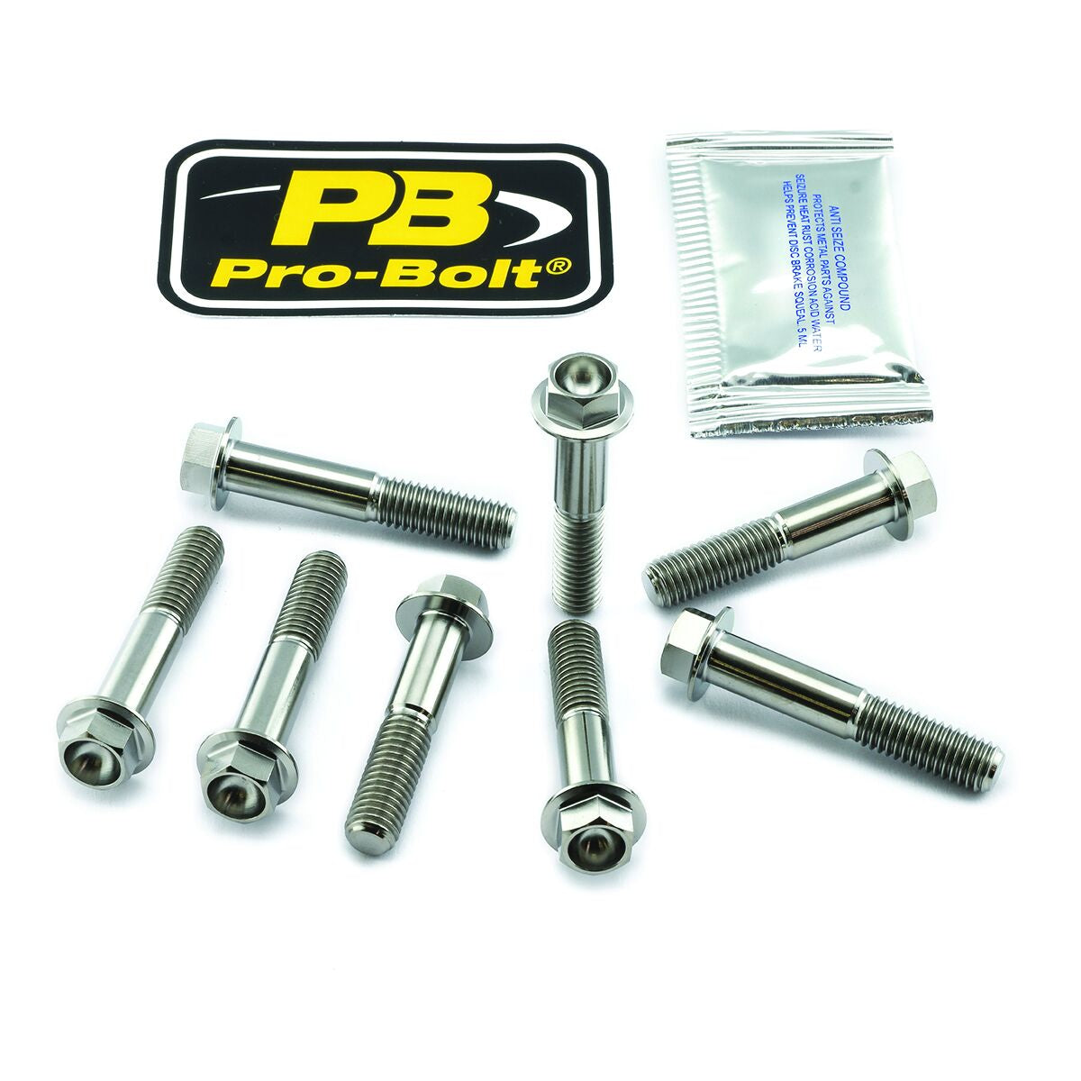 PRO BOLT BRAKE CALIPER PINCH BOLT KIT TITAN TIFBCALIP50