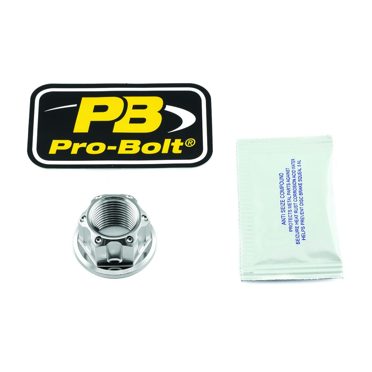 PRO BOLT NUT REAR AXLE 18X1.5 SS LSSNUT18150002Z2