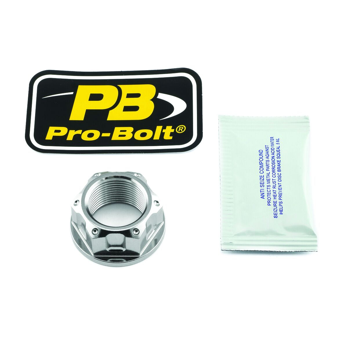 PRO BOLT NUT REAR AXLE 24X1.5 SS LSSNUT24150002Z2