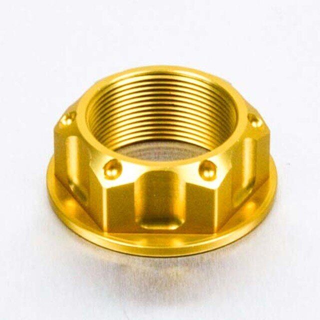 PRO BOLT NUT TOP YOKE M22X1.00 GOLD LTYOKEO50G