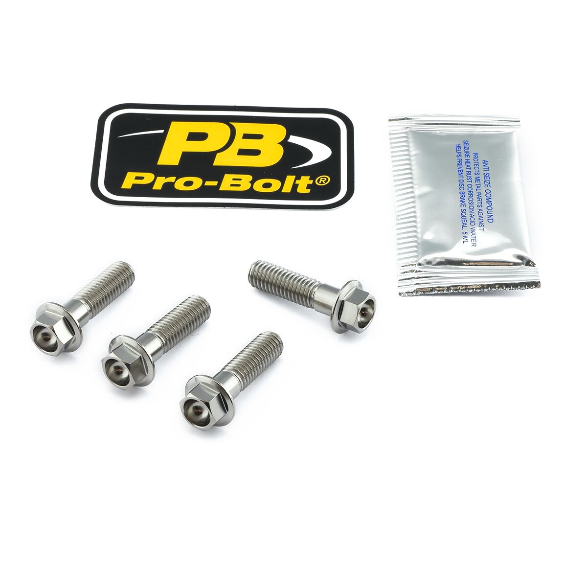 PRO BOLT CLIP ON HB BOLT KIT TIT TICLIPBAR210