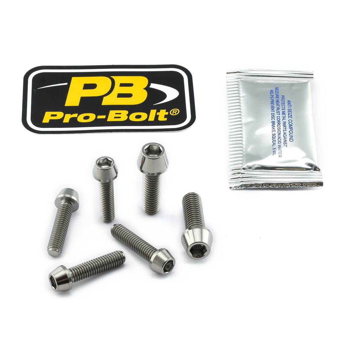 PRO BOLT CLIP ON HB BOLT KIT TIT TICLIPBAR280