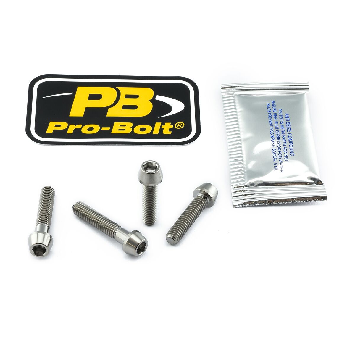 PRO BOLT CLIP ON HB BOLT KIT TIT TICLIPBAR350