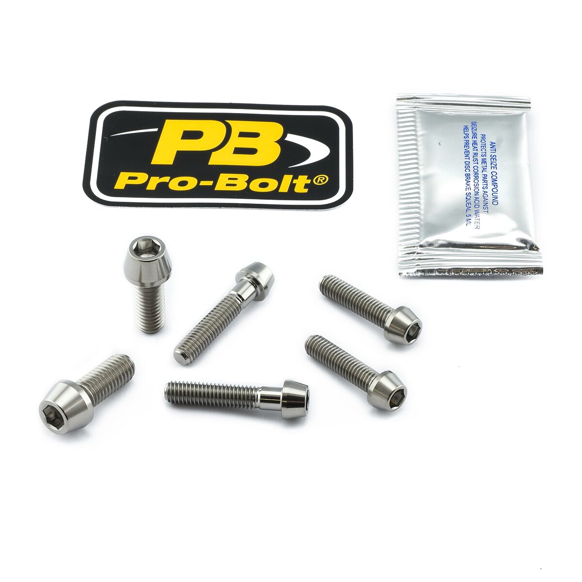PRO BOLT CLIP ON HB BOLT KIT TIT TICLIPBAR360