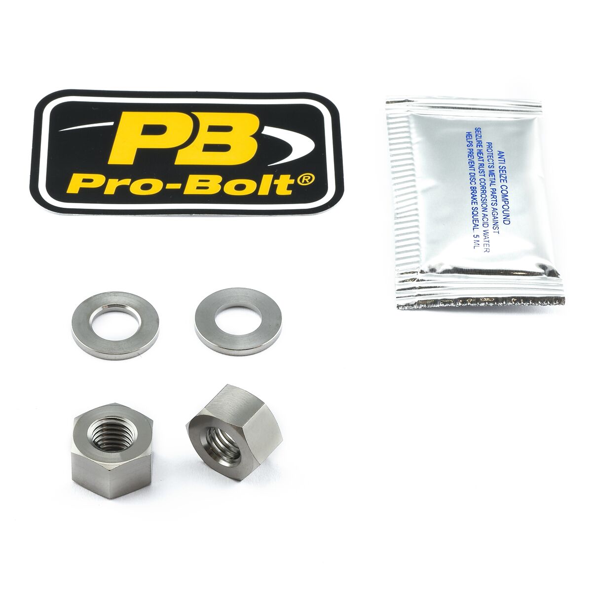 PRO BOLT CLIP ON HB BOLT KIT TIT TICLIPBAR380