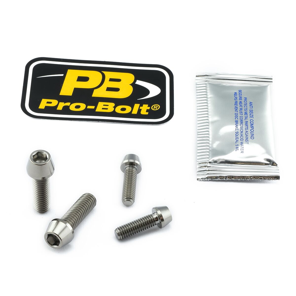 PRO BOLT CLIP ON HB BOLT KIT TIT TICLIPBAR430