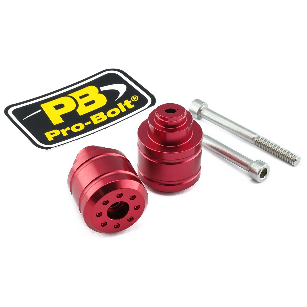 PRO BOLT BAR END ALU HONDA 10 RED BARENDHO10R