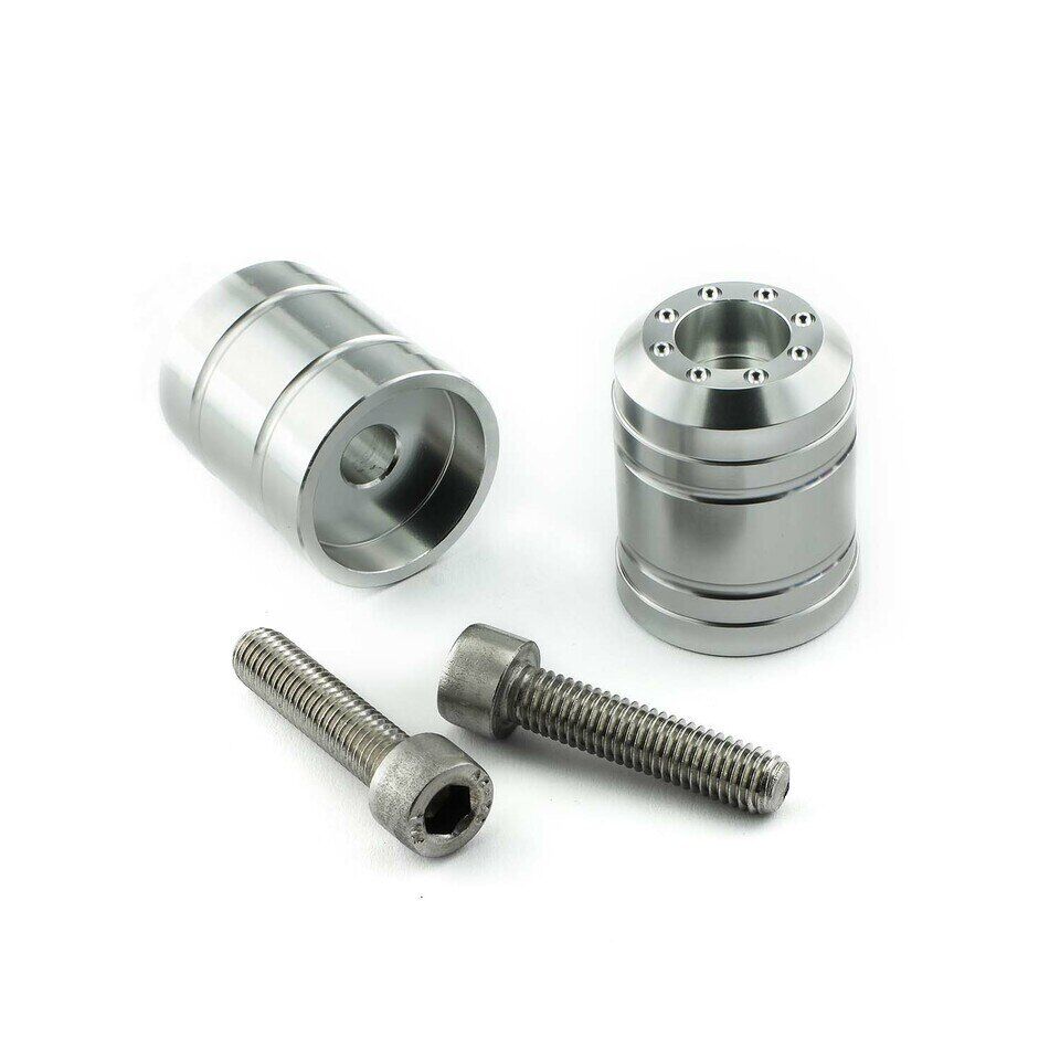 PRO BOLT BAR END KAW 10 8X35 SILVER BARENDKA10835S