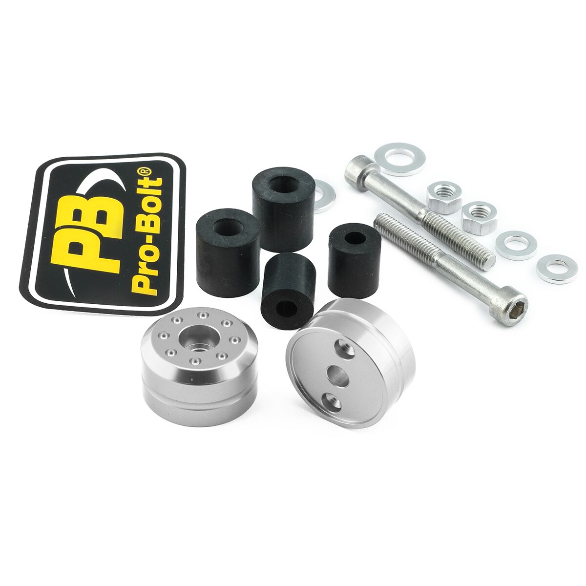 PRO BOLT BAR END SUZ 60 SILVER BARENDSU60S
