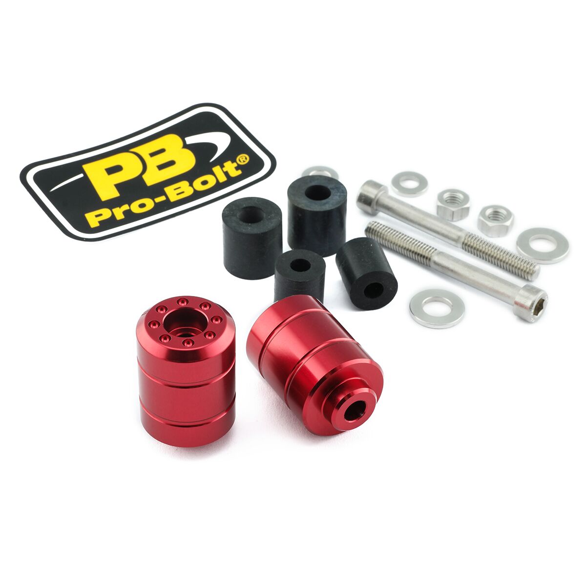PRO BOLT BAR END SM UNI RED BARENDUN10R