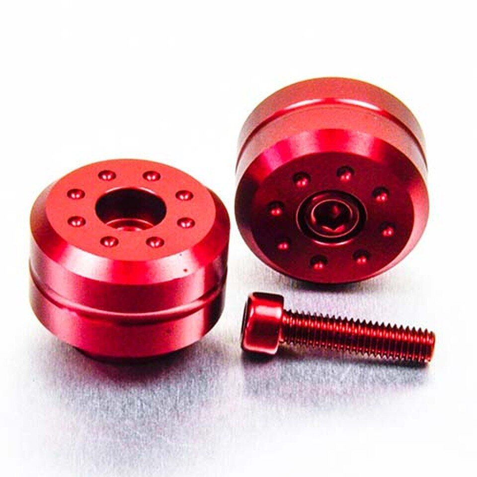 PRO BOLT BAR END YAM 10 30MM RED BARENDYA1030R