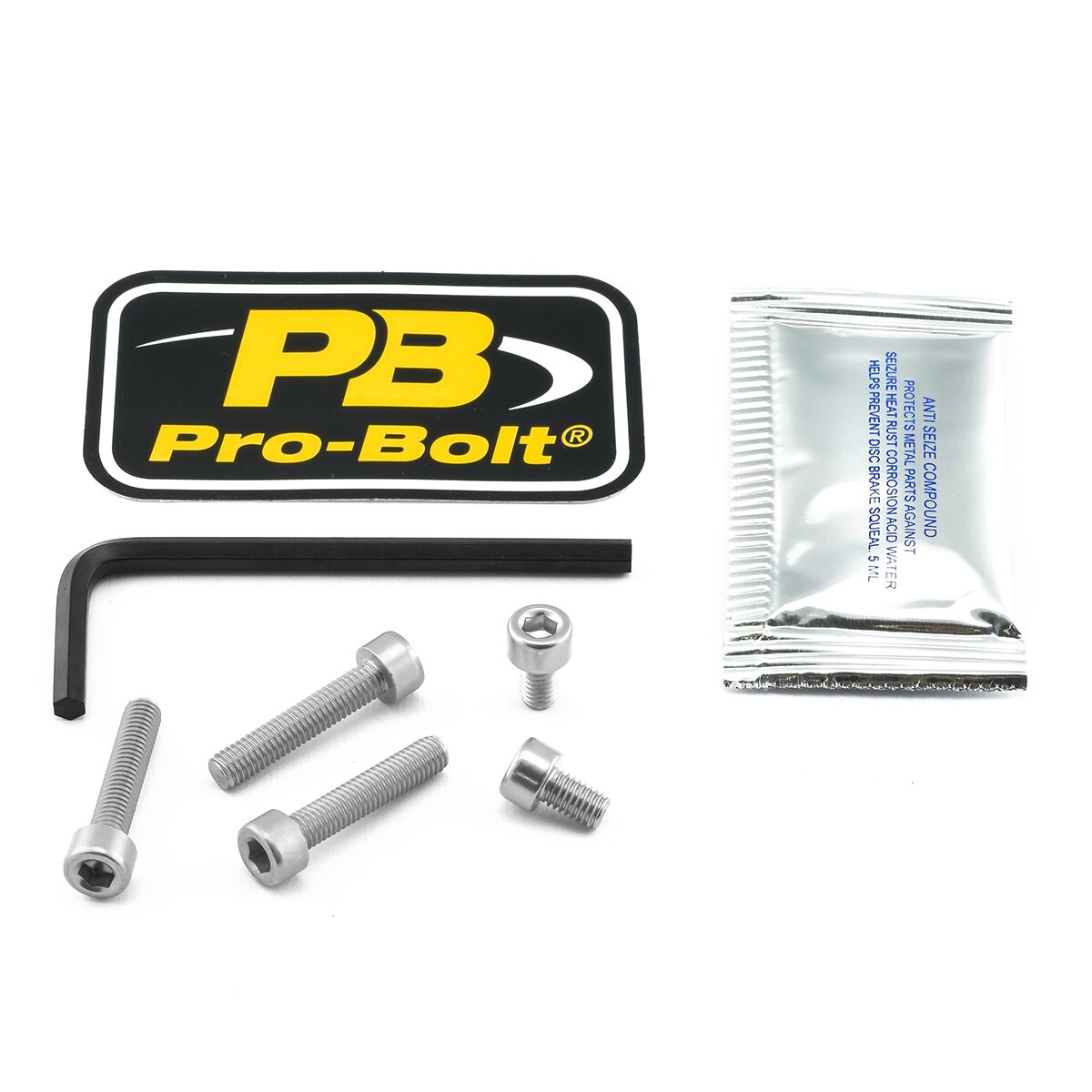 PRO BOLT BOLT KIT FUEL CAP SILVER TKA301S
