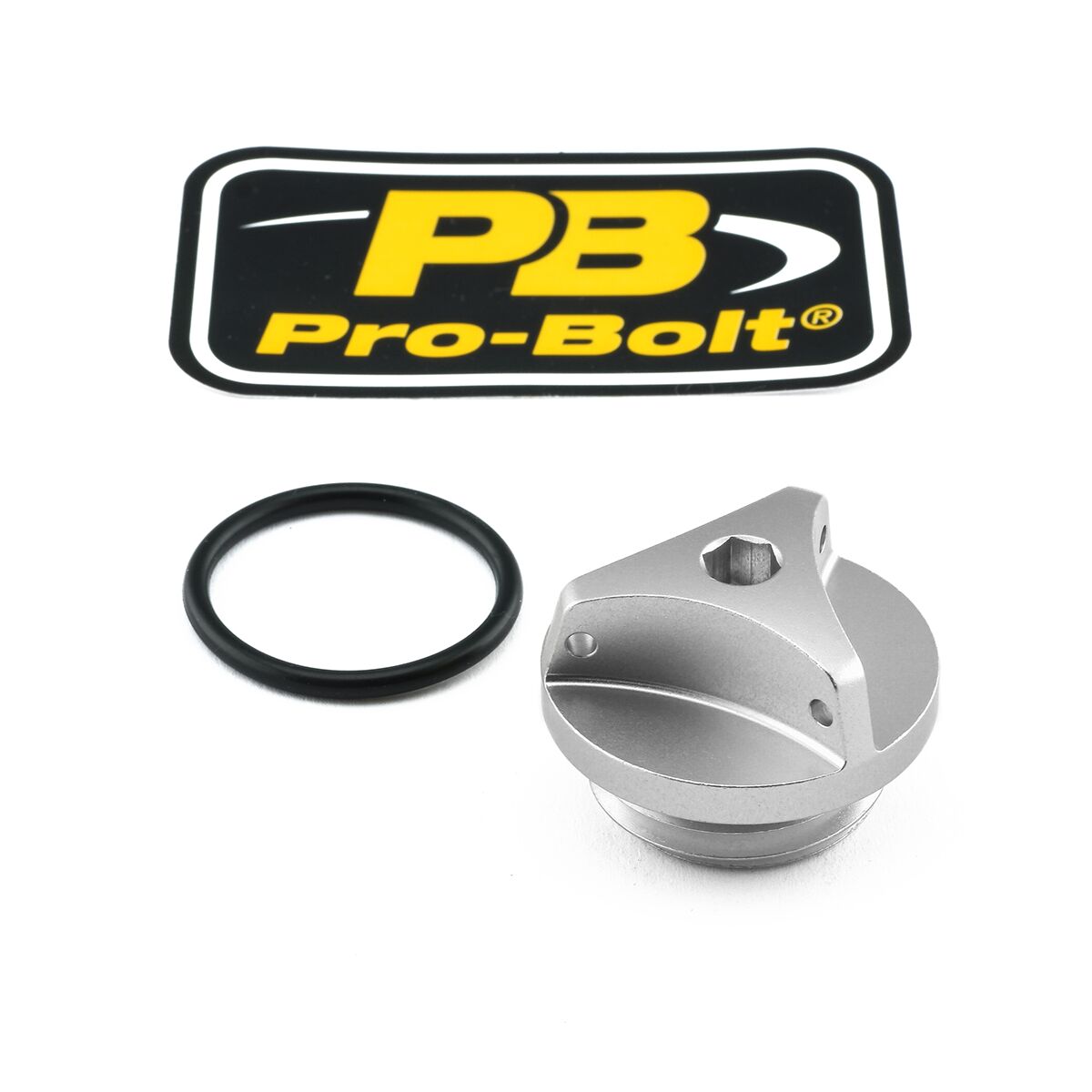 PRO BOLT CAP OIL FILLER ALUM BMW SILVER OFCY10S