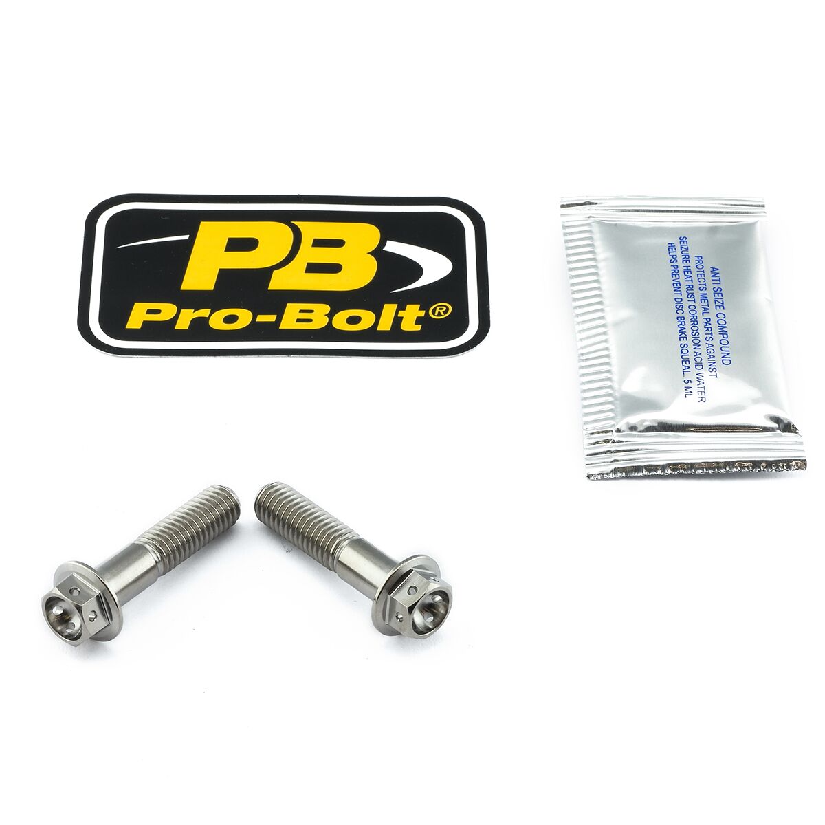PRO BOLT BRAKE CALIPER MOUNTING BOLT KIT TIT RC TIFBMON220R