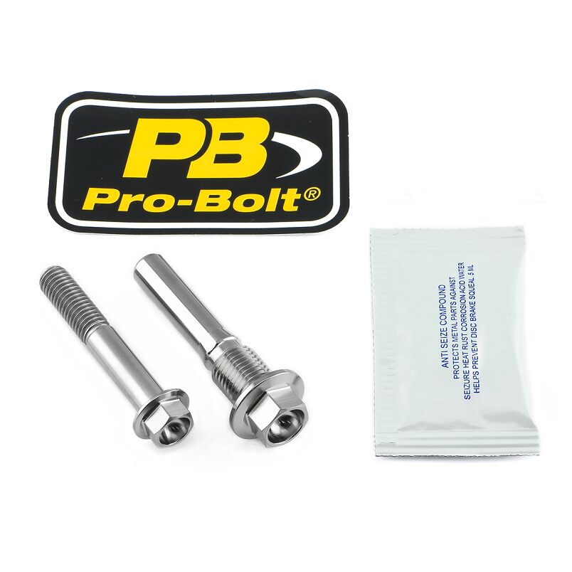 PRO BOLT BRAKE CALIPER MOUNTING KIT TITANIUM TIRBMON180
