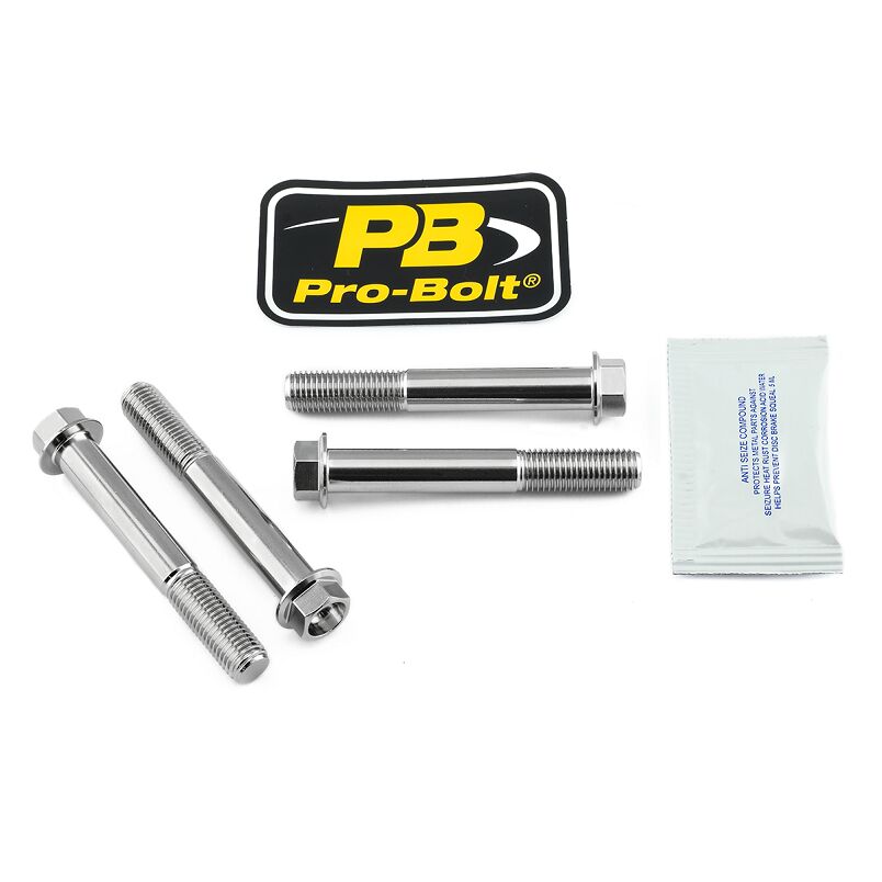 PRO BOLT BRAKE CALIPER MOUNTING KIT STAINLESS STEEL SSFBMON190