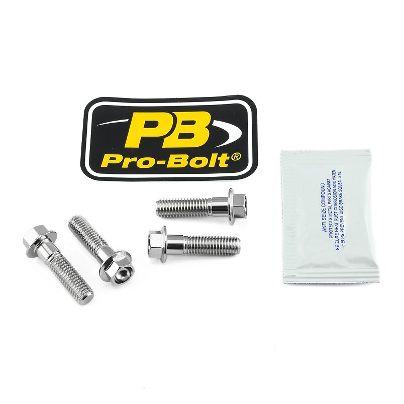 PRO BOLT BRAKE CALIPER MOUNTING KIT STAINLESS STEEL SSFBMON90