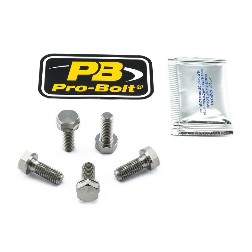 PRO BOLT BRAKE ROTOR BOLT KIT TITANIUM TI5DISCDUC40