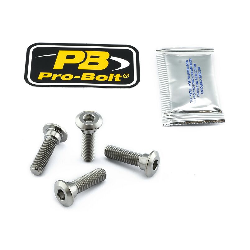 PRO BOLT BRAKE ROTOR BOLT KIT TITANIUM TI4DISCKAWSUZ