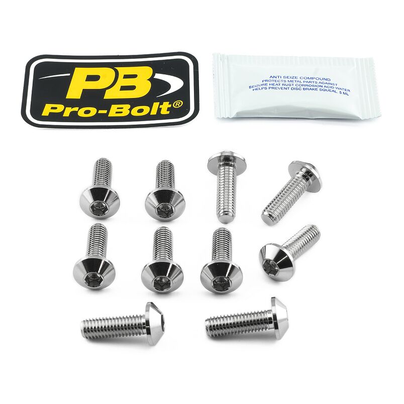 PRO BOLT BRAKE ROTOR MOUNTING BOLT KIT STAINLESS STEEL SS10DISCBMW003
