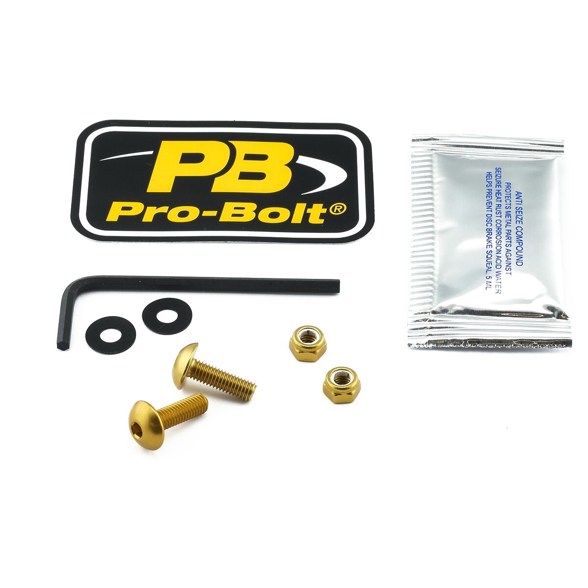 PRO BOLT BOLT KIT LIC PLATE GD NPLATEG