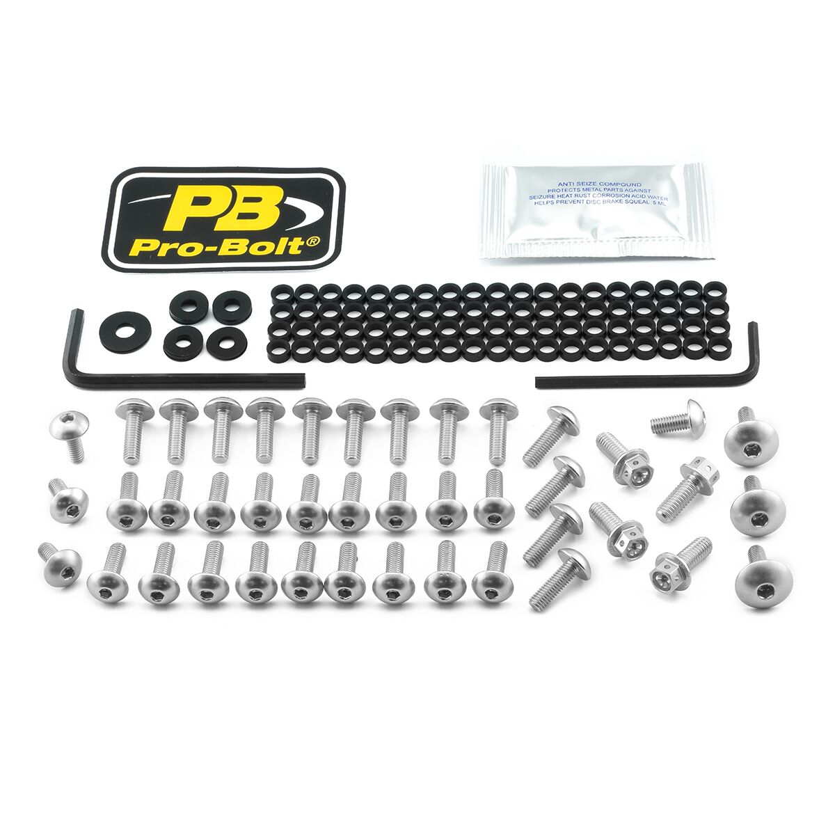 PRO BOLT BOLT KT FAIRING DUC SILVER FDU750S