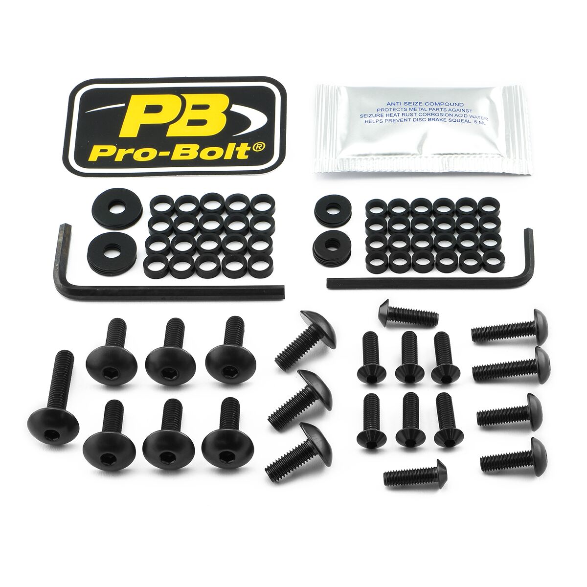 PRO BOLT BOLT KT FAIRING HON BLACK FHO420BK