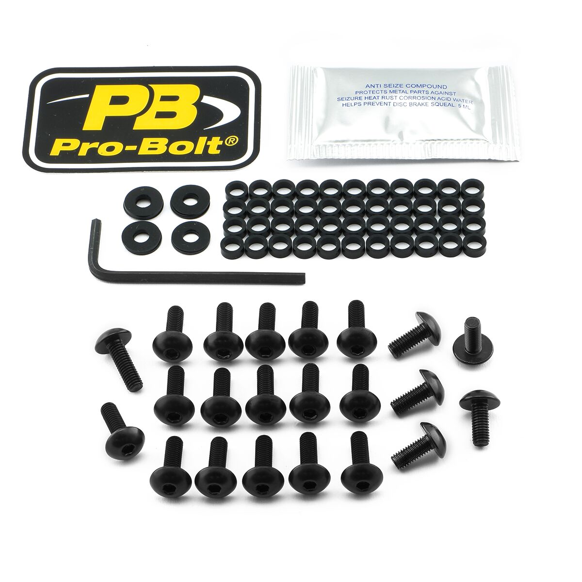 PRO BOLT BOLT KT FAIRING KTM BLACK FKTM100BK