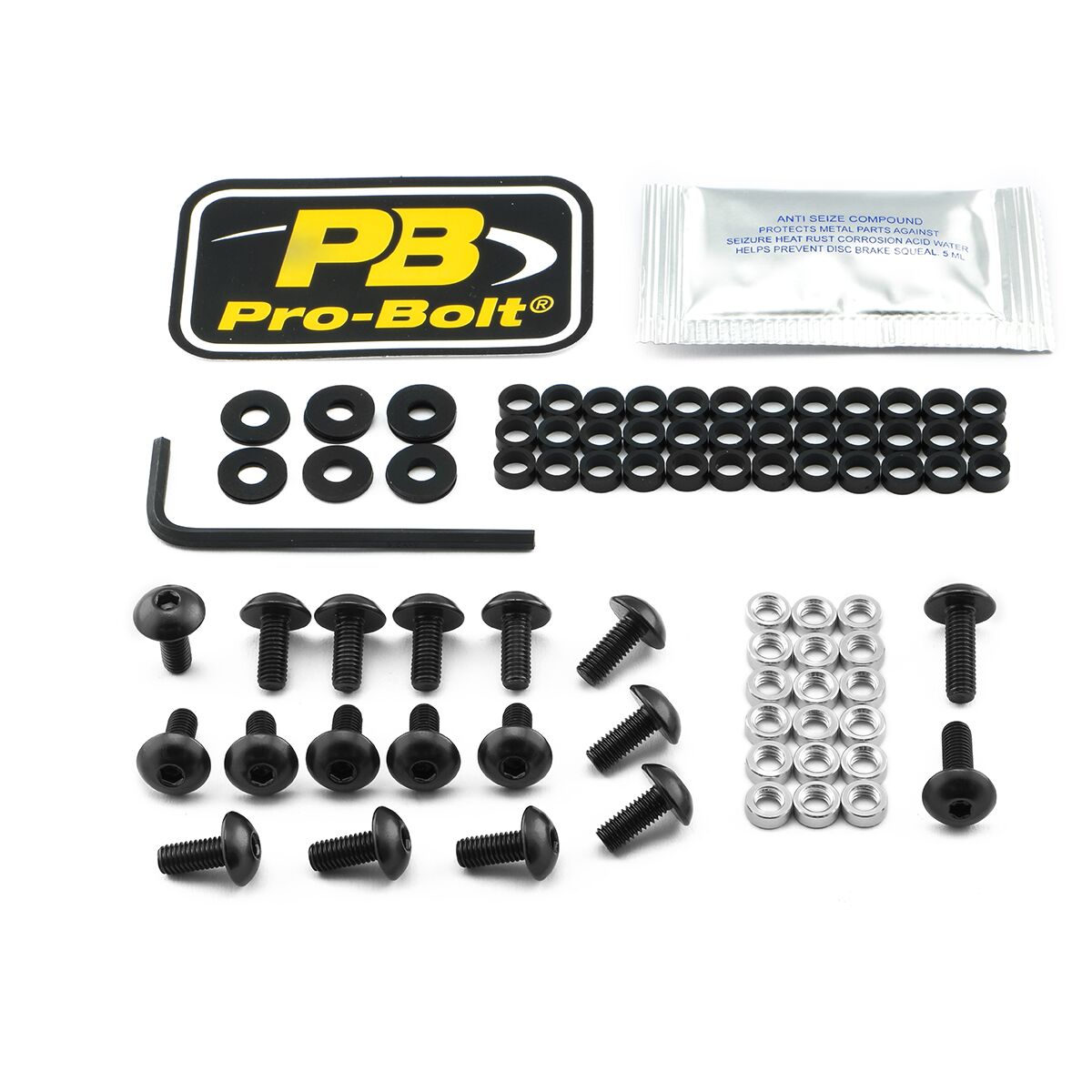 PRO BOLT BOLT KT FAIRING KTM BLACK FKTM410BK