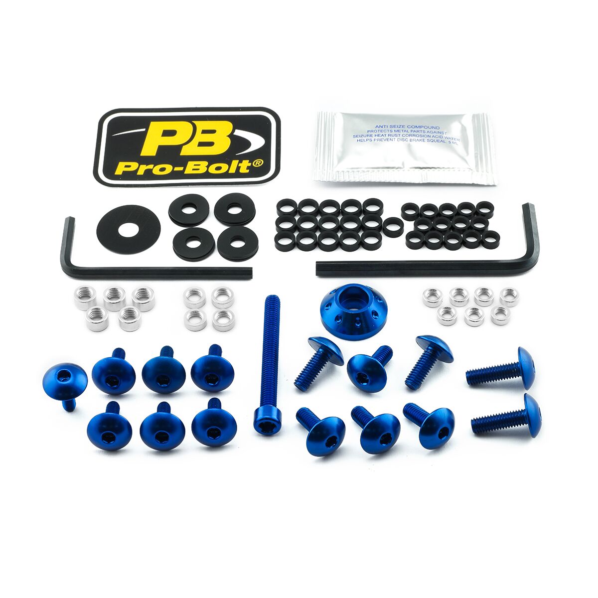 PRO BOLT BOLT KT FAIRING SUZ BLUE FSU091B
