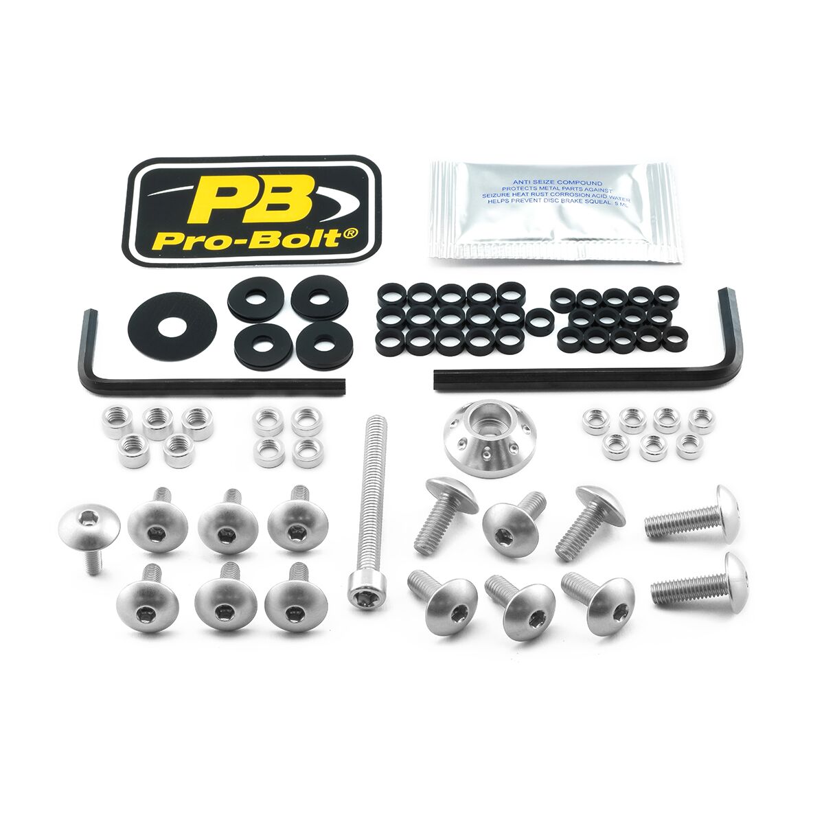 PRO BOLT BOLT KT FAIRING SUZ SILVER FSU091S