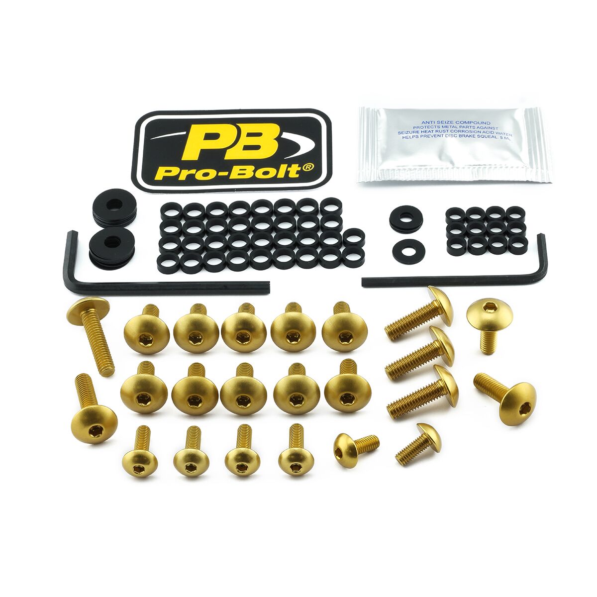 PRO BOLT BOLT KT FAIRING YAM GOLD FYA356G