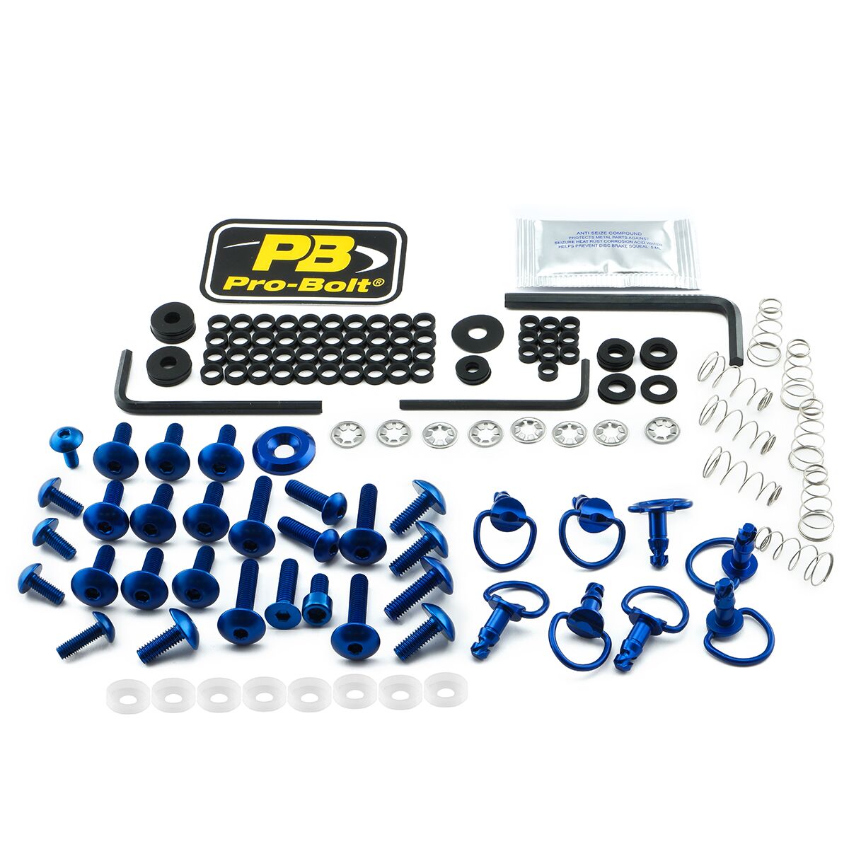 PRO BOLT BOLT KT FAIRING YAM QUI BLUE FYA407QRB