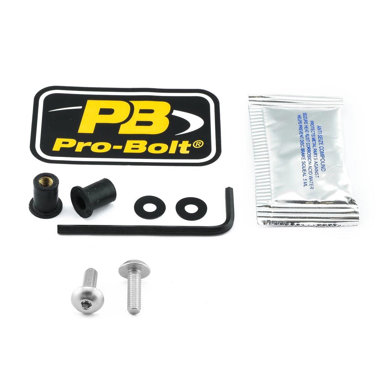 PRO BOLT BOLT KIT SCREEN SILVER SK2S