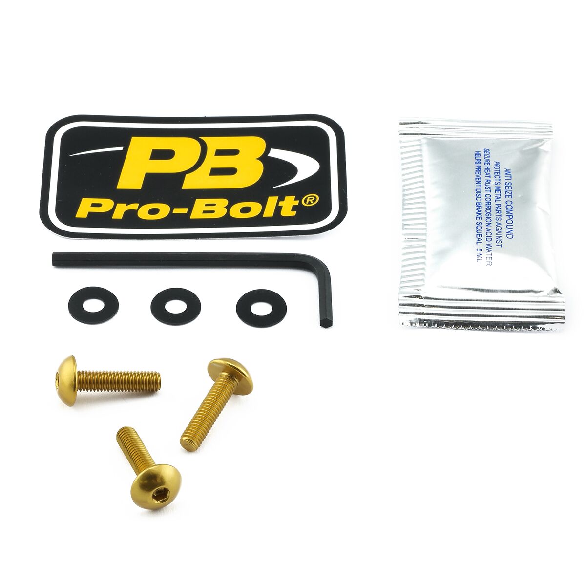 PRO BOLT BOLT KIT SCREEN GOLD SK307G