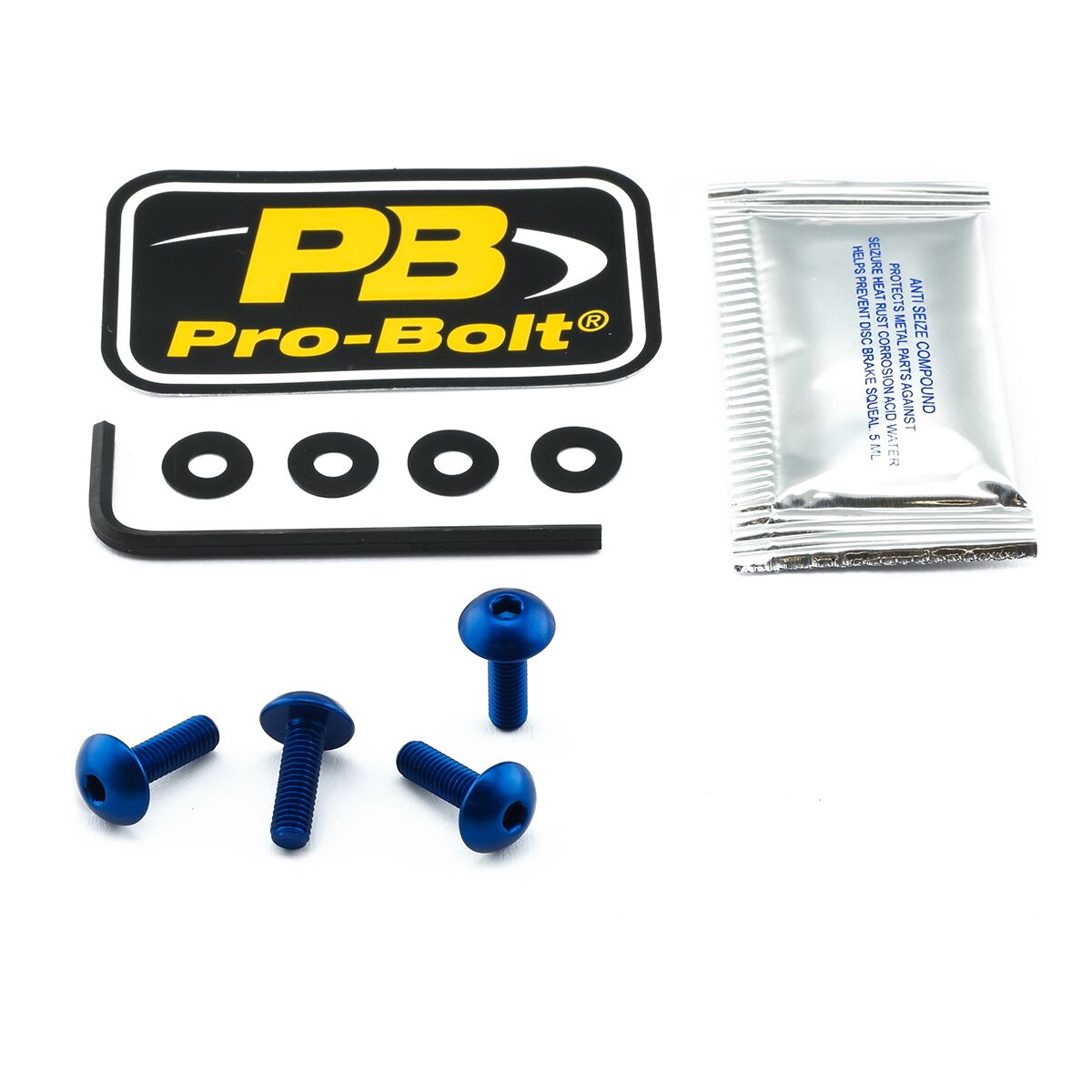 PRO BOLT BOLT KIT SCREEN BLUE SK416B