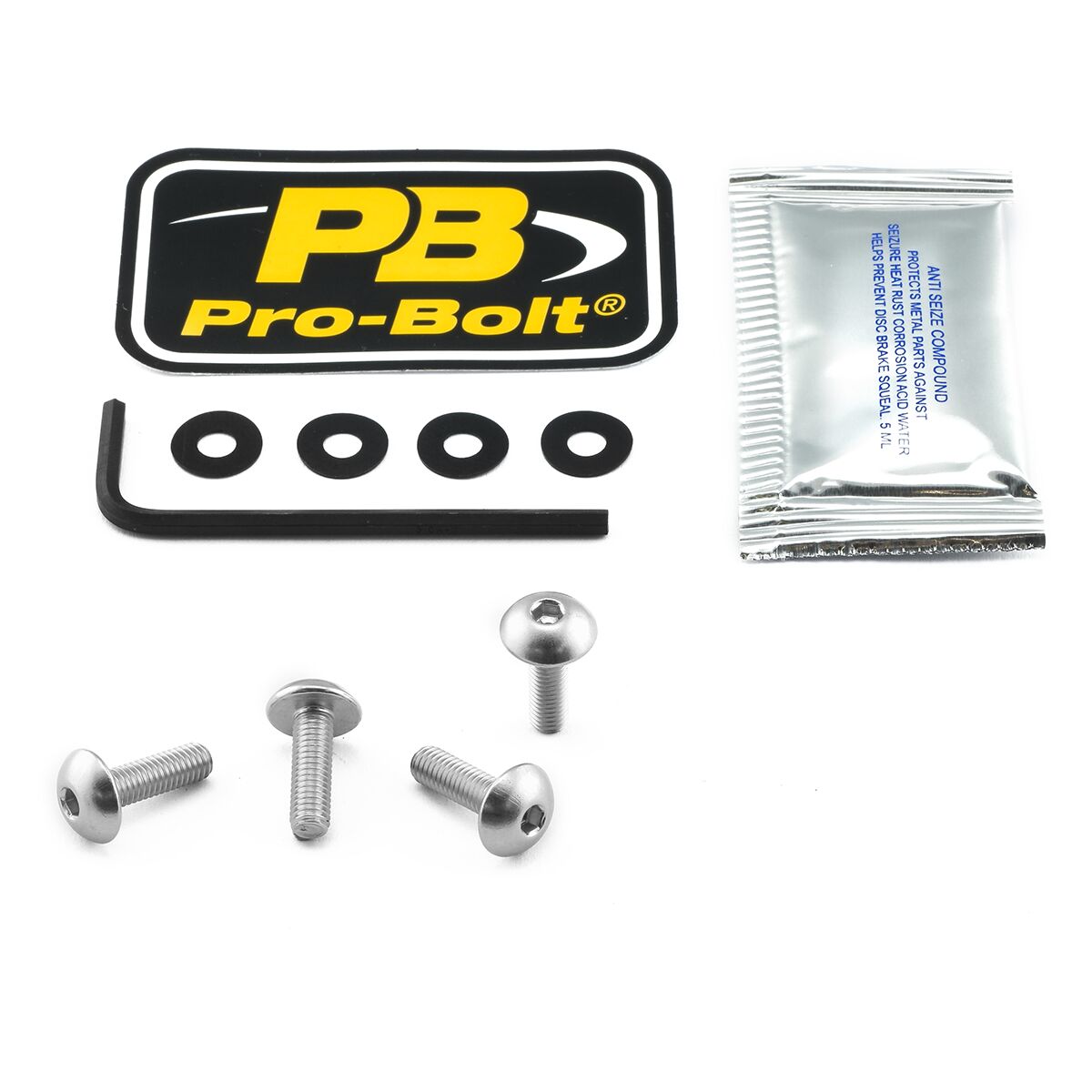 PRO BOLT BOLT KIT SCREEN SILVER SK416S
