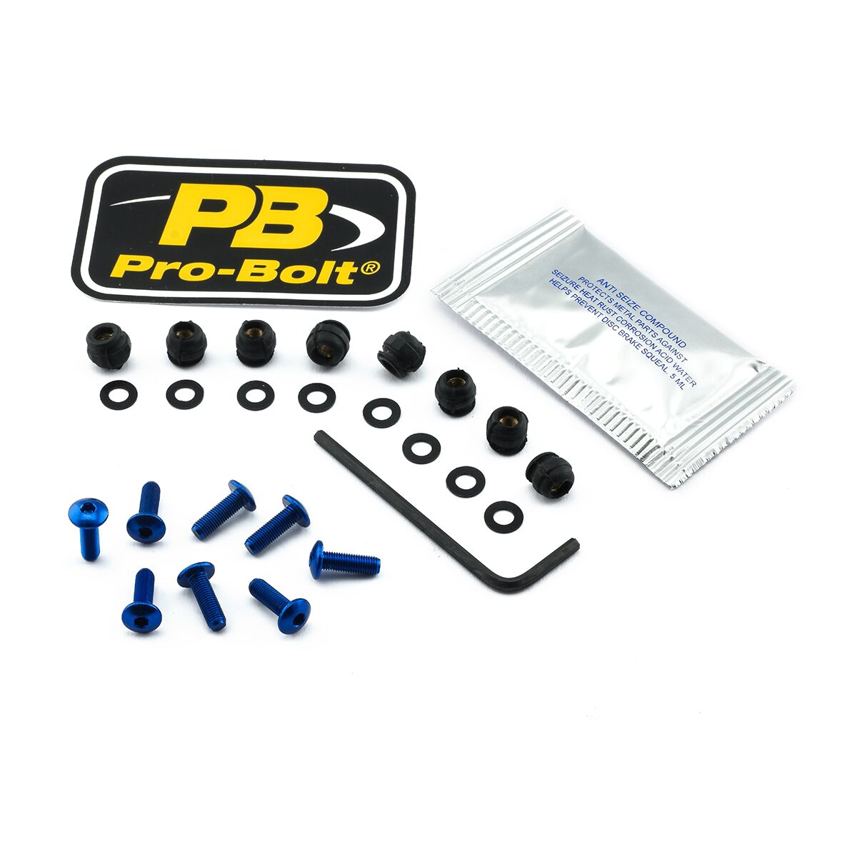 PRO BOLT BOLT KIT SCREEN BLUE SKDUC8B
