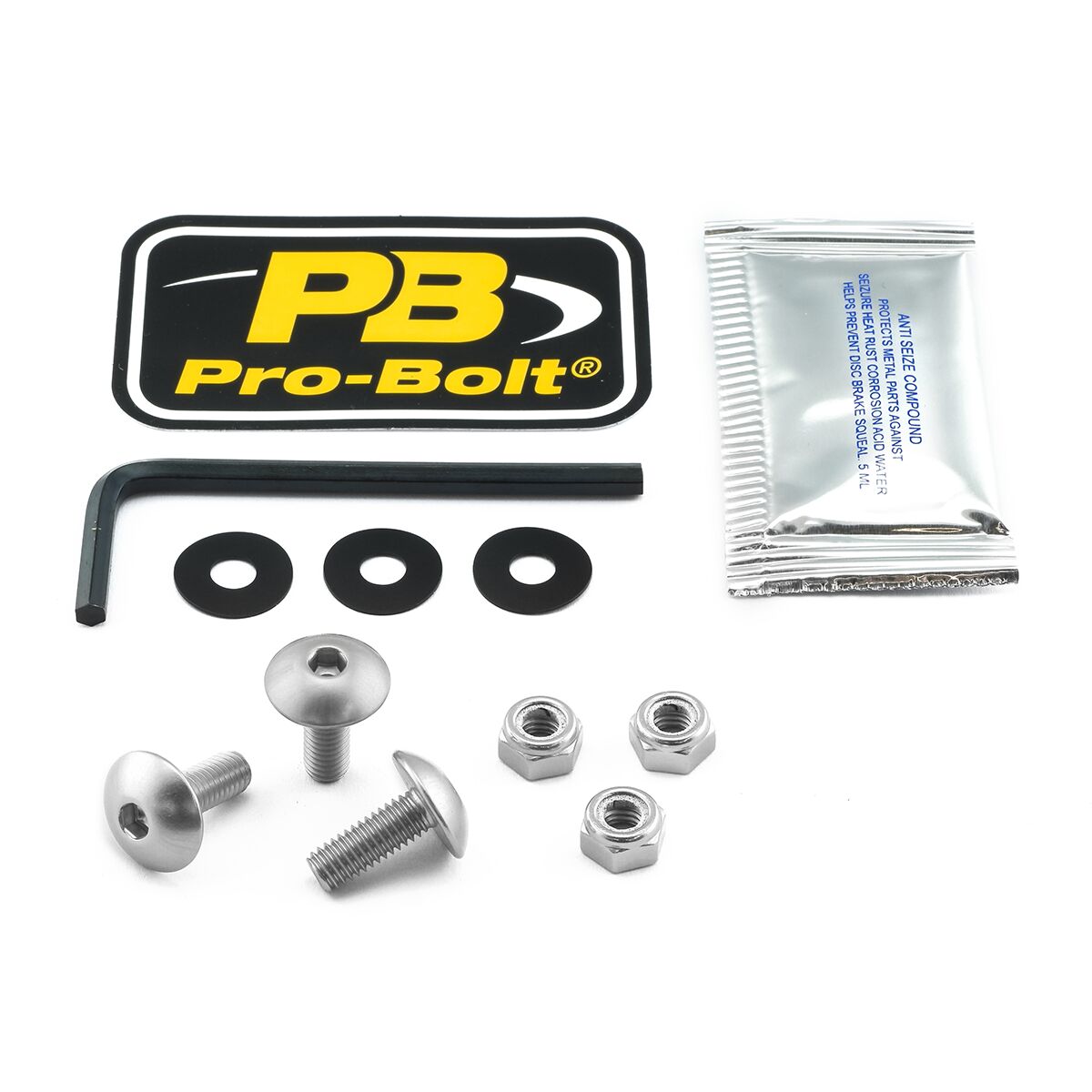 PRO BOLT BOLT KIT SCREEN SILVER SKHO280S