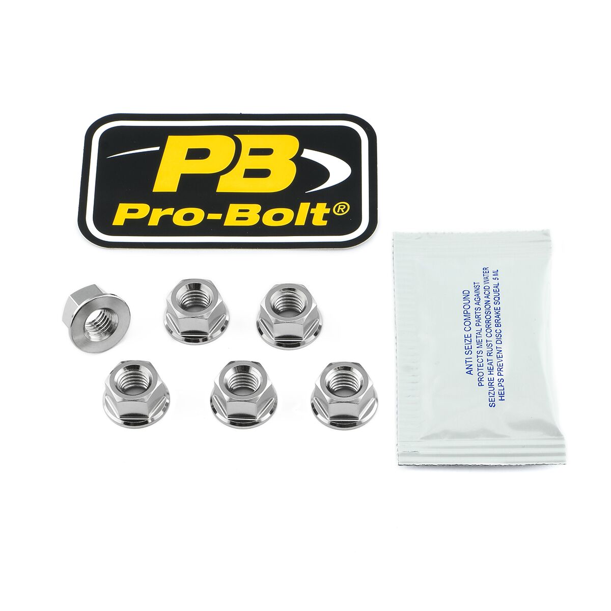 PRO BOLT NUT SET SPROCKET 10X1.25 SS5SPN10