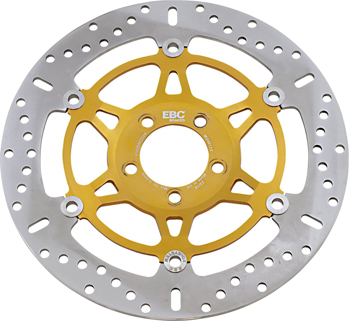 EBC BRAKE ROTOR X SERIES FLOATING ROUND MD4012X